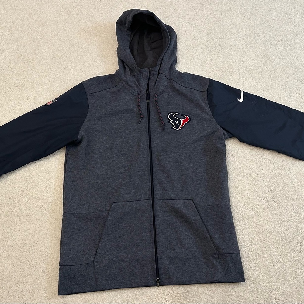 Nike Houston Texans Gray and Navy Hoodie